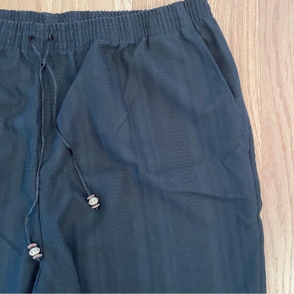 Alfred Dunner black linen blend pull on pants size 16 - Picture 8 of 12